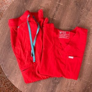 limited edition red figs set size XS
